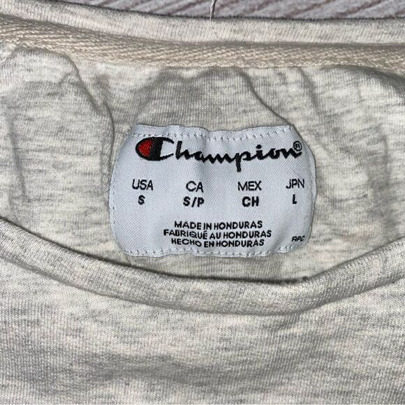 Champion NWOT Longsleeve Crewneck sweatshirt grey sz small women - Picture 7 of 10